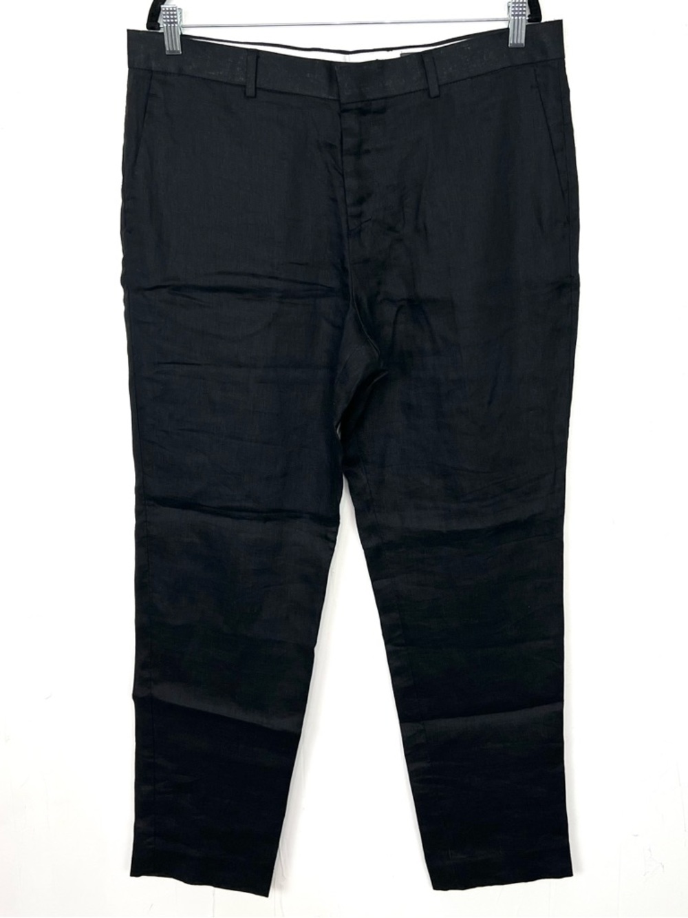 H&M Men's Black Straight Dress Pants